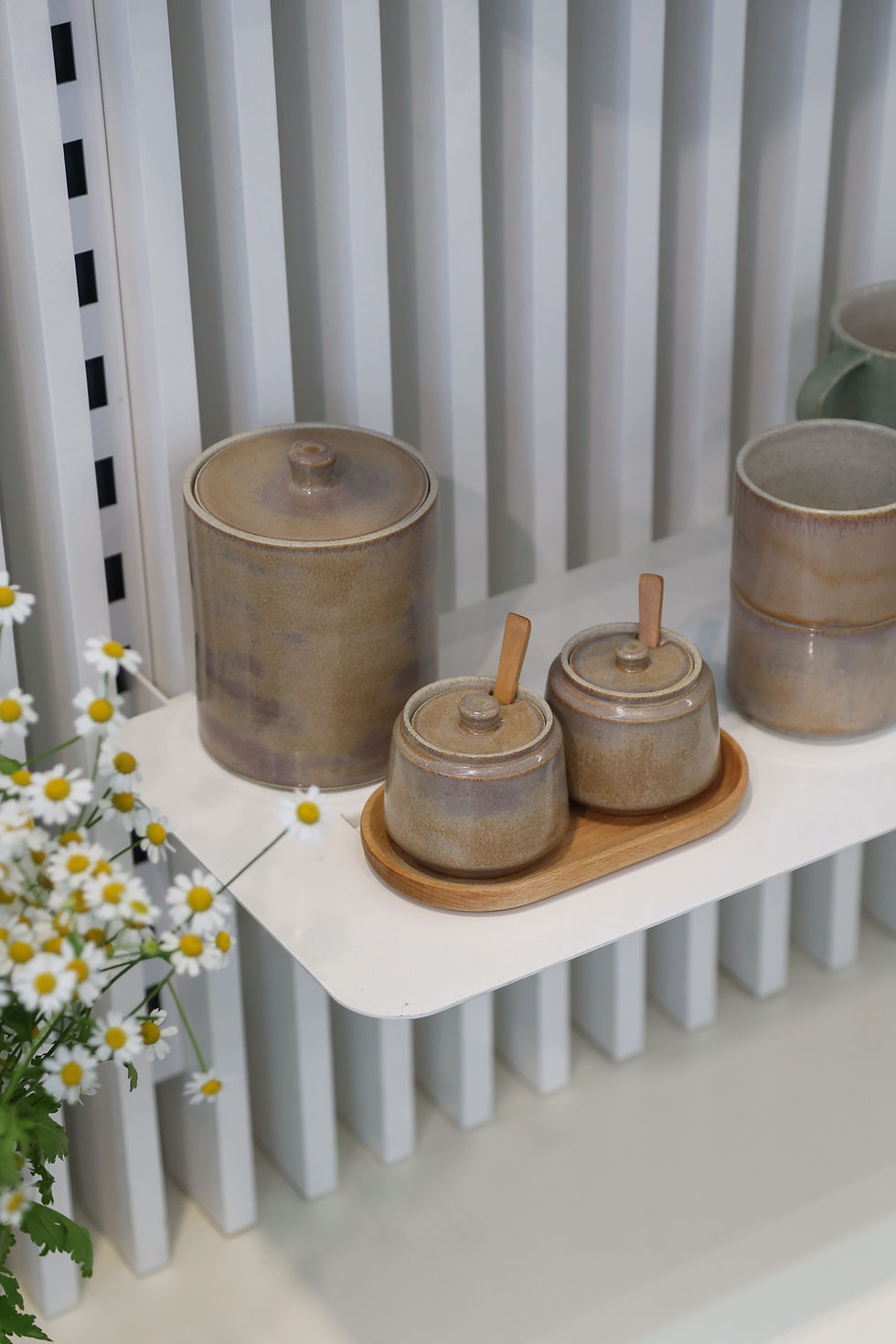 Thumbnail: Condiment Jar Set: Maple