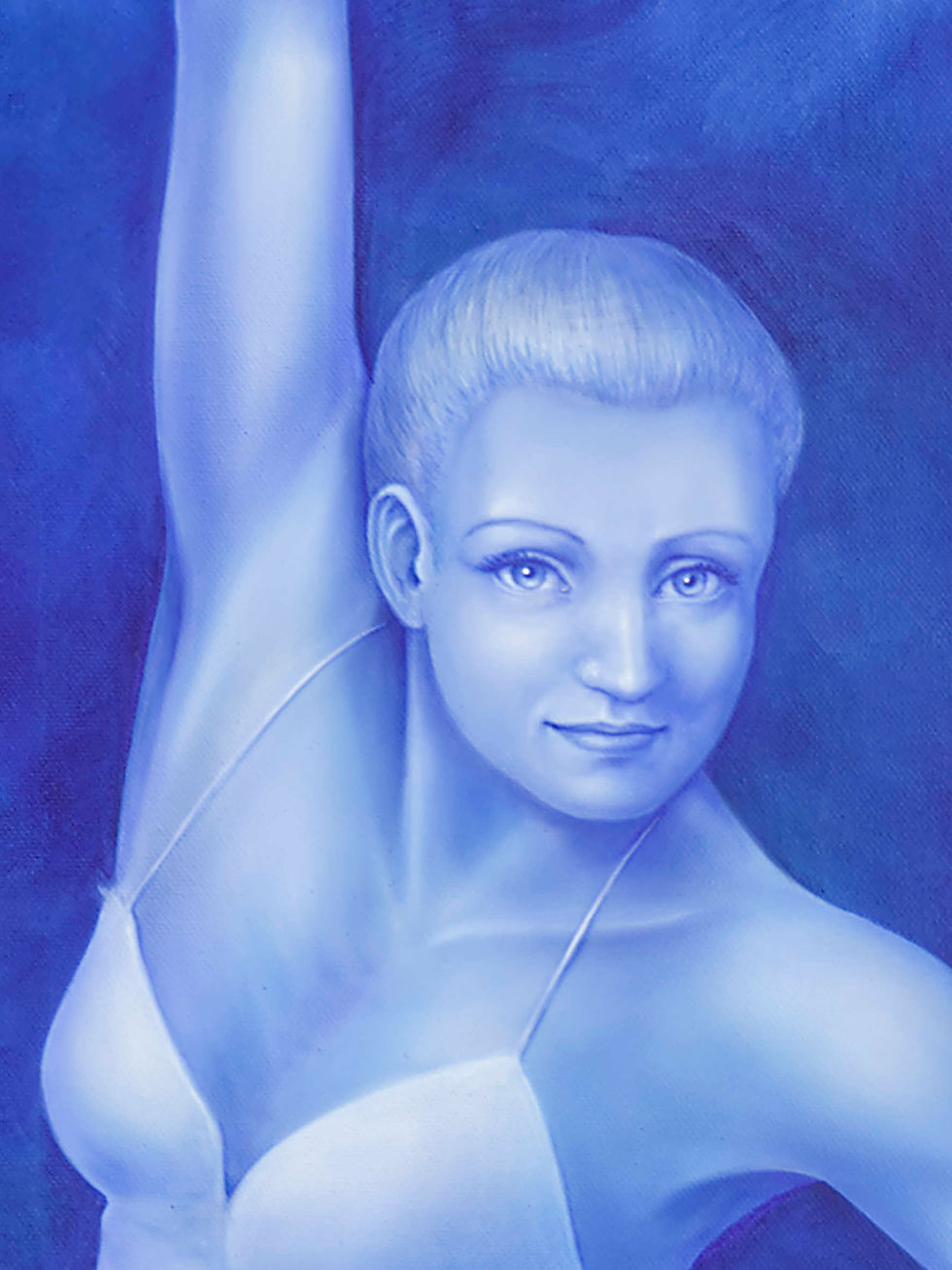 Miniaturbild: Ballerina in Blau 70 x 140 cm