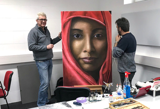 Airbrush-Meisterklasse, Porträtmalerei