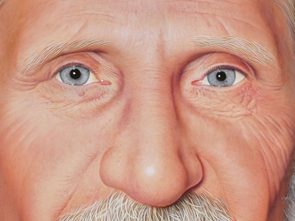 Miniaturbild: Dr. R. Neudeck –  Mit Originalsignatur des Porträtierten, Acryl 50 × 70 cm