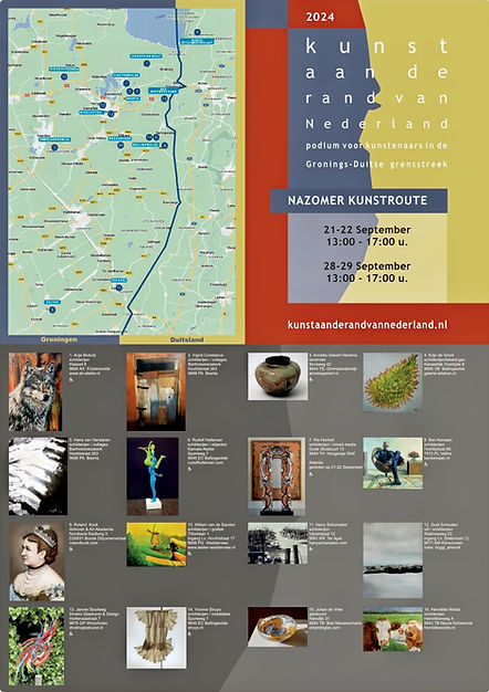 Kunstroute 2024 Flyer