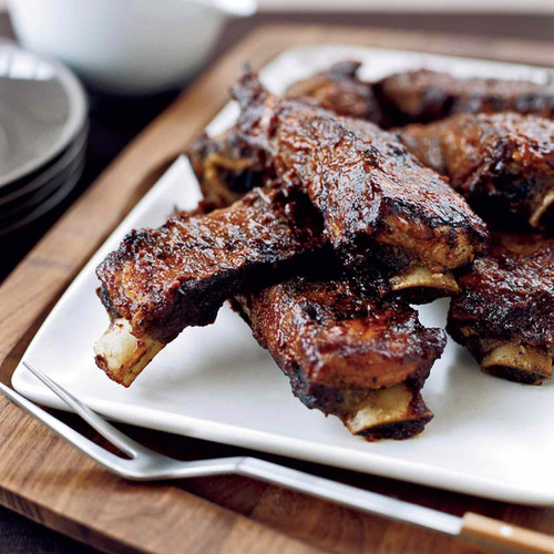 Bbq Sauce Beef Ribs In Oven Then Grill Barbecue Sauce Sweet And