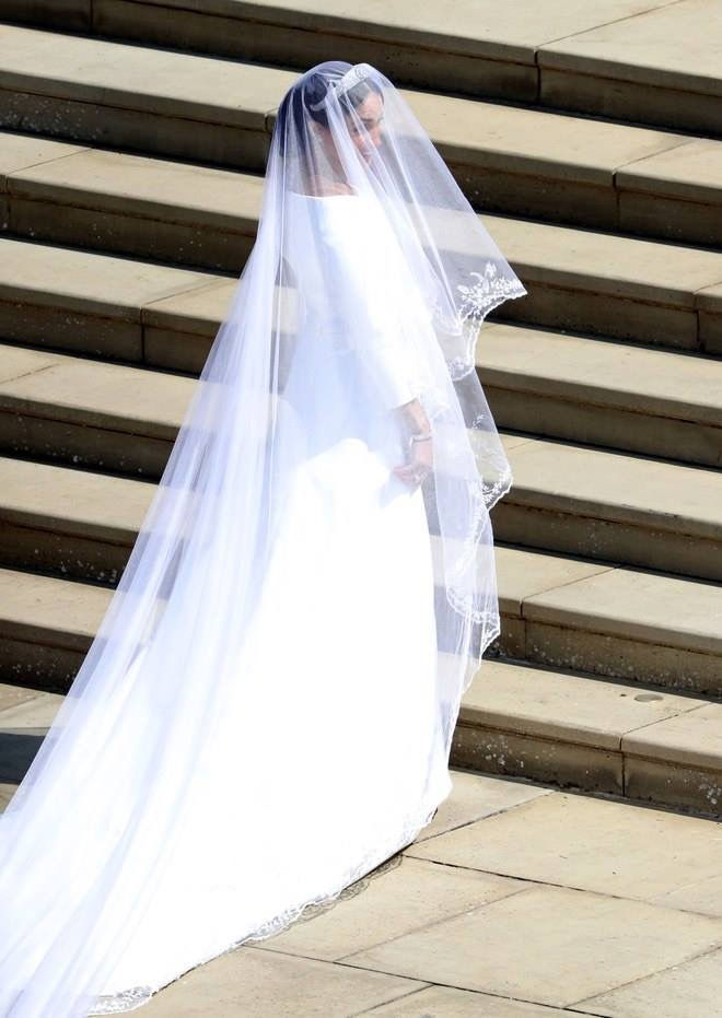 Photo: Getty Images | Personally, I loved this Givenchy Haute Couture ensemble that Meghan chose to wear. She was the epitome of class, beauty and understated elegance. If anybody disagrees with me I'll fight you.