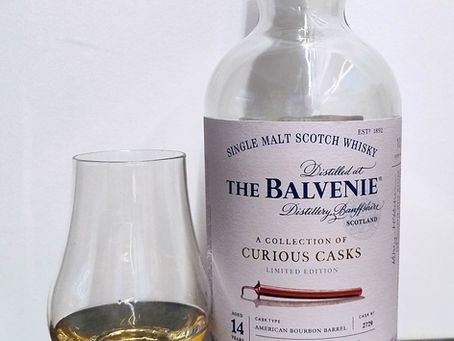 Review 281. Balvenie 14 yo Single cask.  A Collection of Curious Casks Series. 