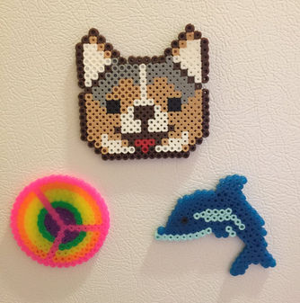 Perler Beads: Corgi Pattern!