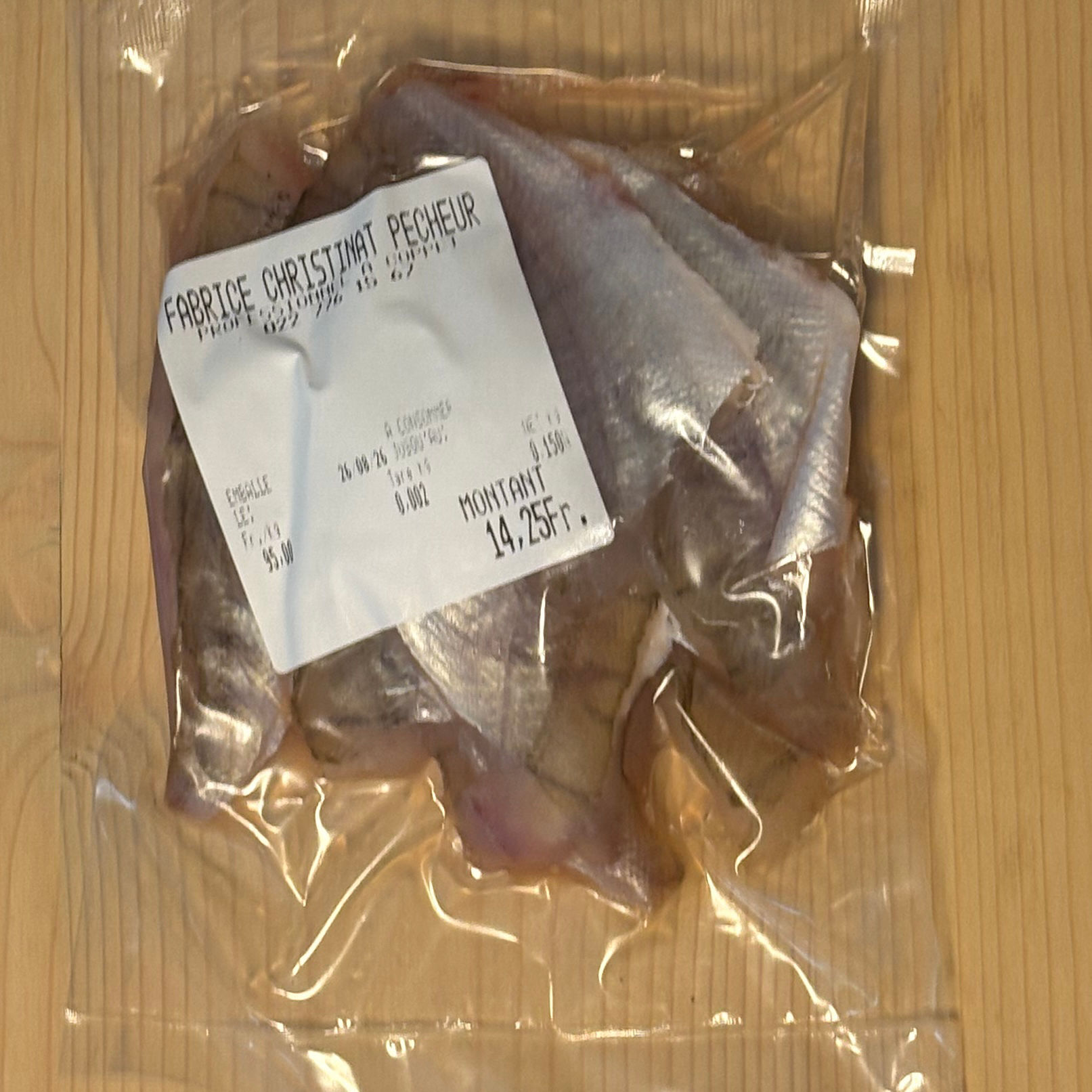 Filet de Perche Coppet Lac Geneve Leman Sauvage C+ 150g