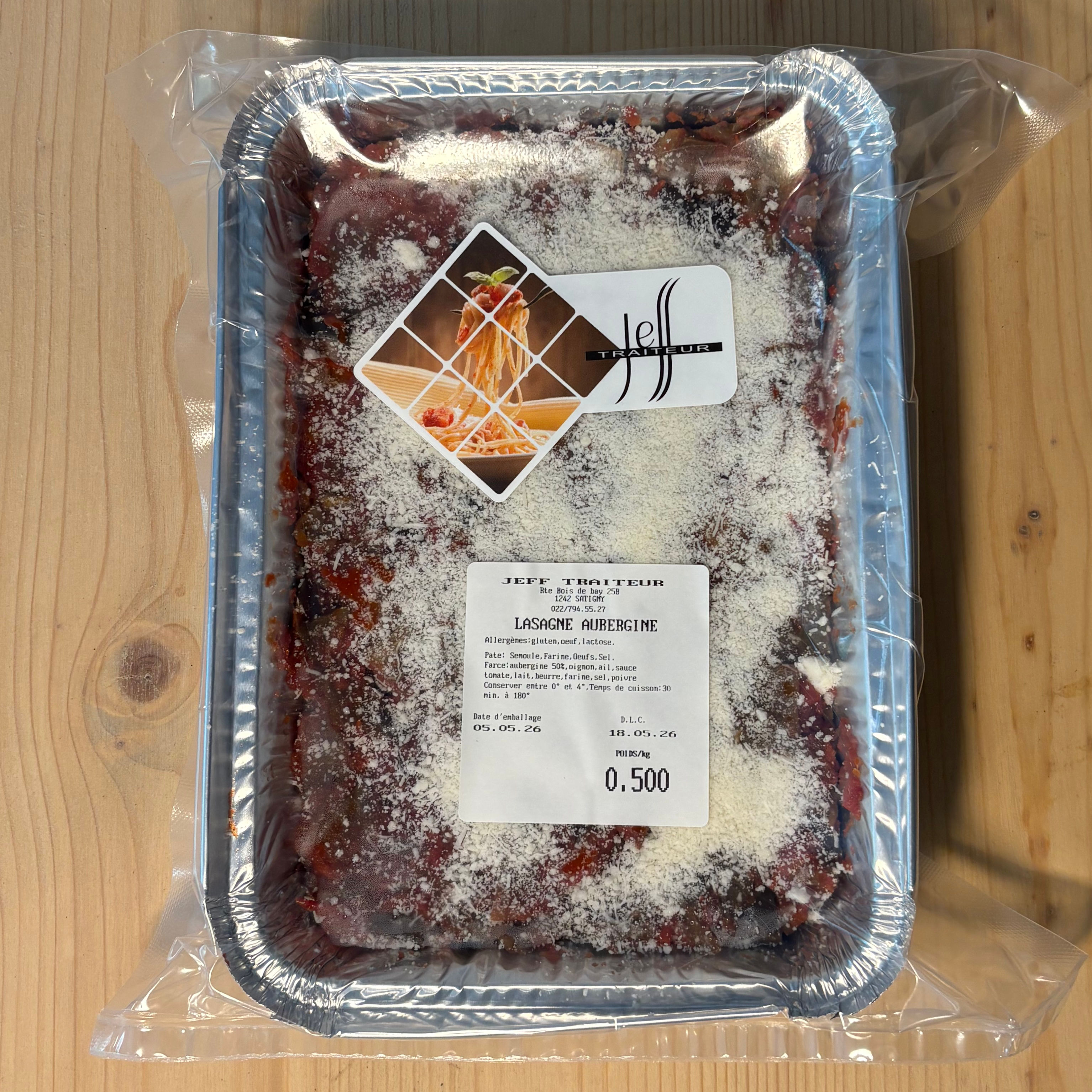 Lasagnes Aubergine frais C+