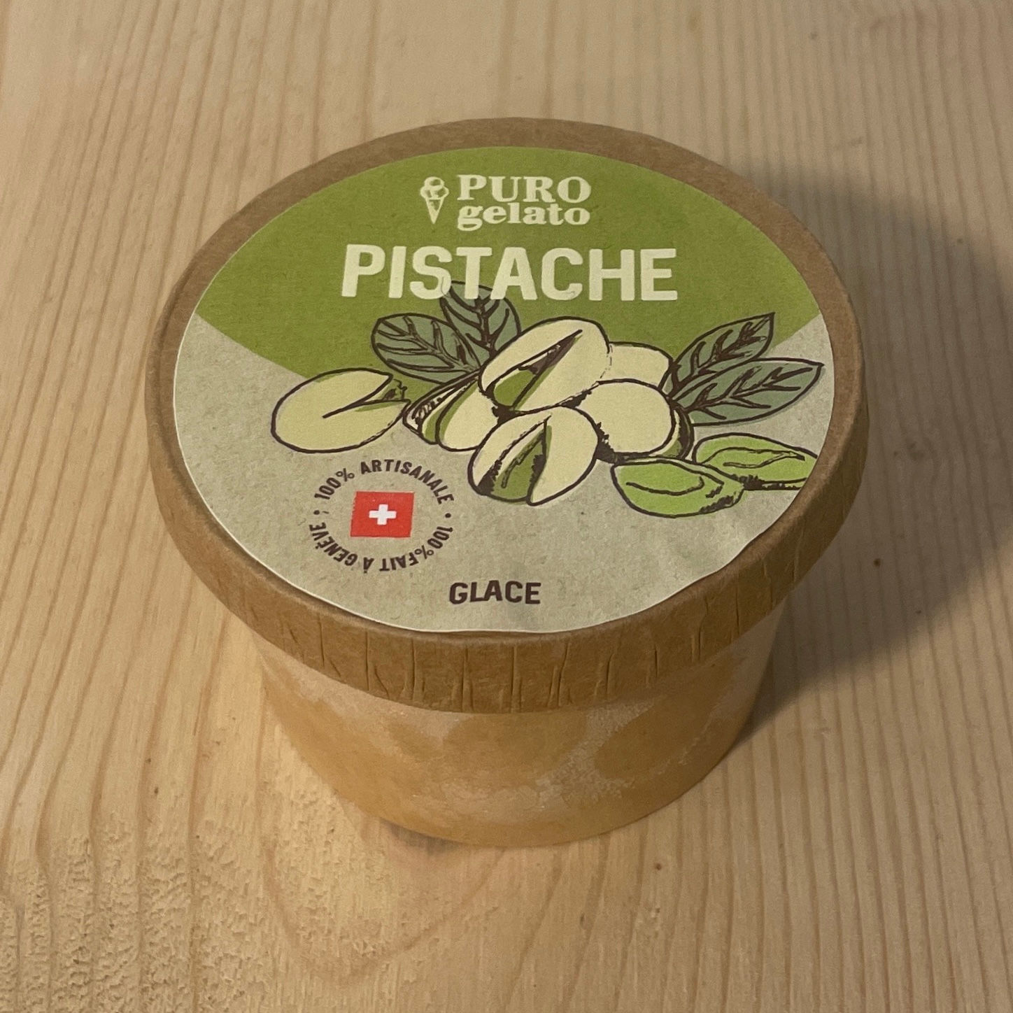 Puro Gelato Pistachio Ice Cream 120ml C+