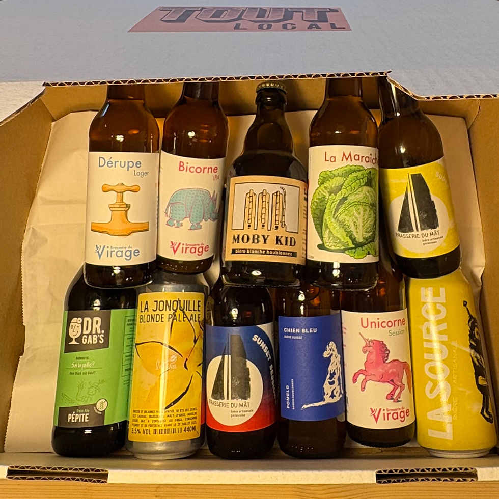 Thumbnail: Coffret cadeau de bière artisanale genevoise