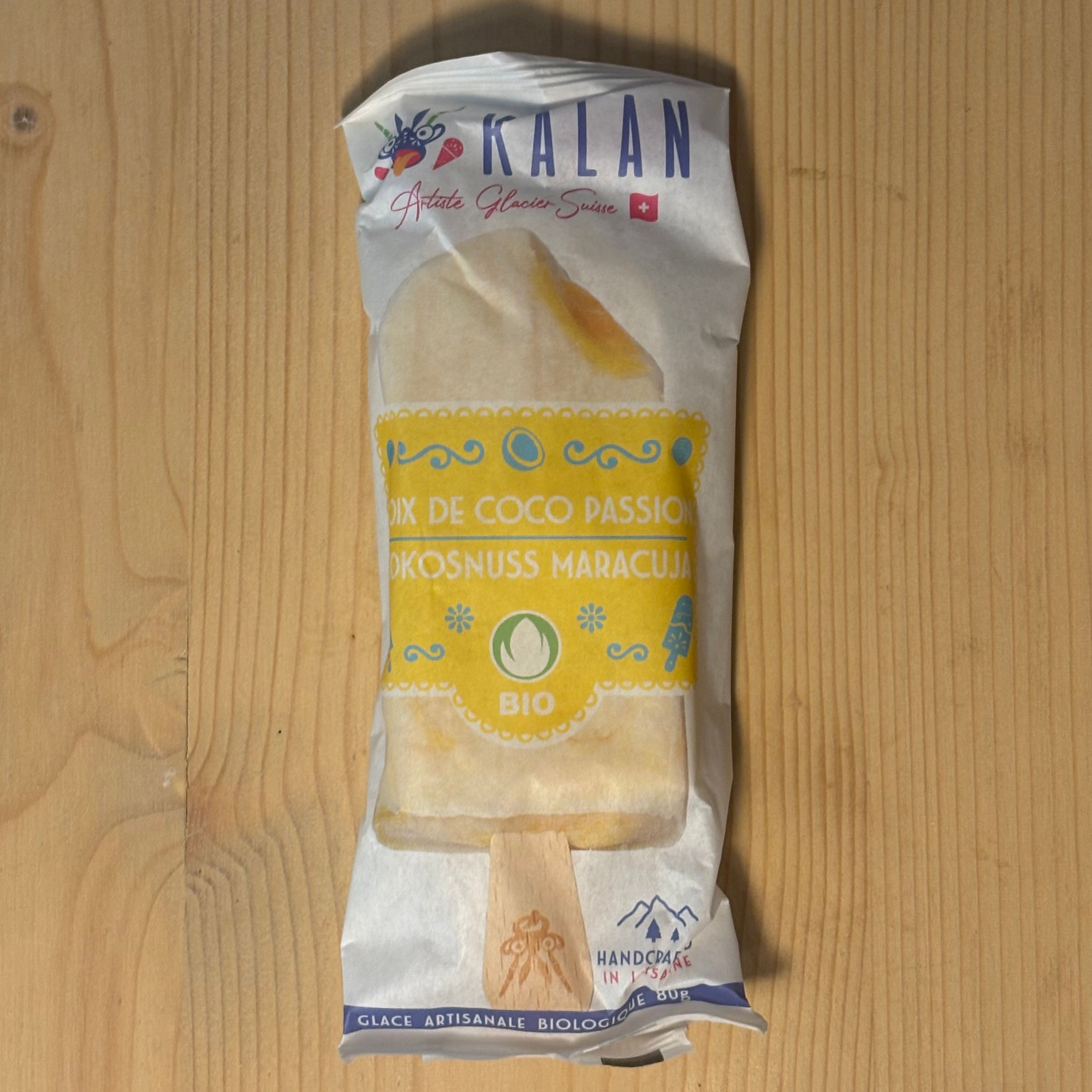 Kalan Noix de Coco Passion Glace Bâtonnet 80g C+