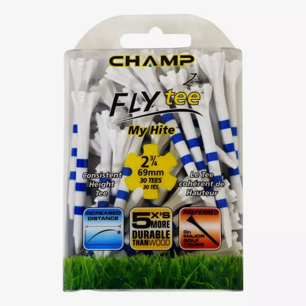 FLYTee MyHite 2-/3/4" Tees 30-Pack