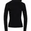 Thumbnail: Neck Ribbon Knit Pullover - Black