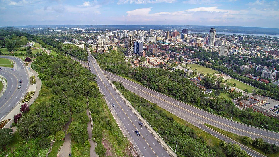 View of Hamilton from West Mountain