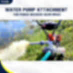 Water Pump attachment PWP80 for Power Weeders Gear Drive - 3 Inch