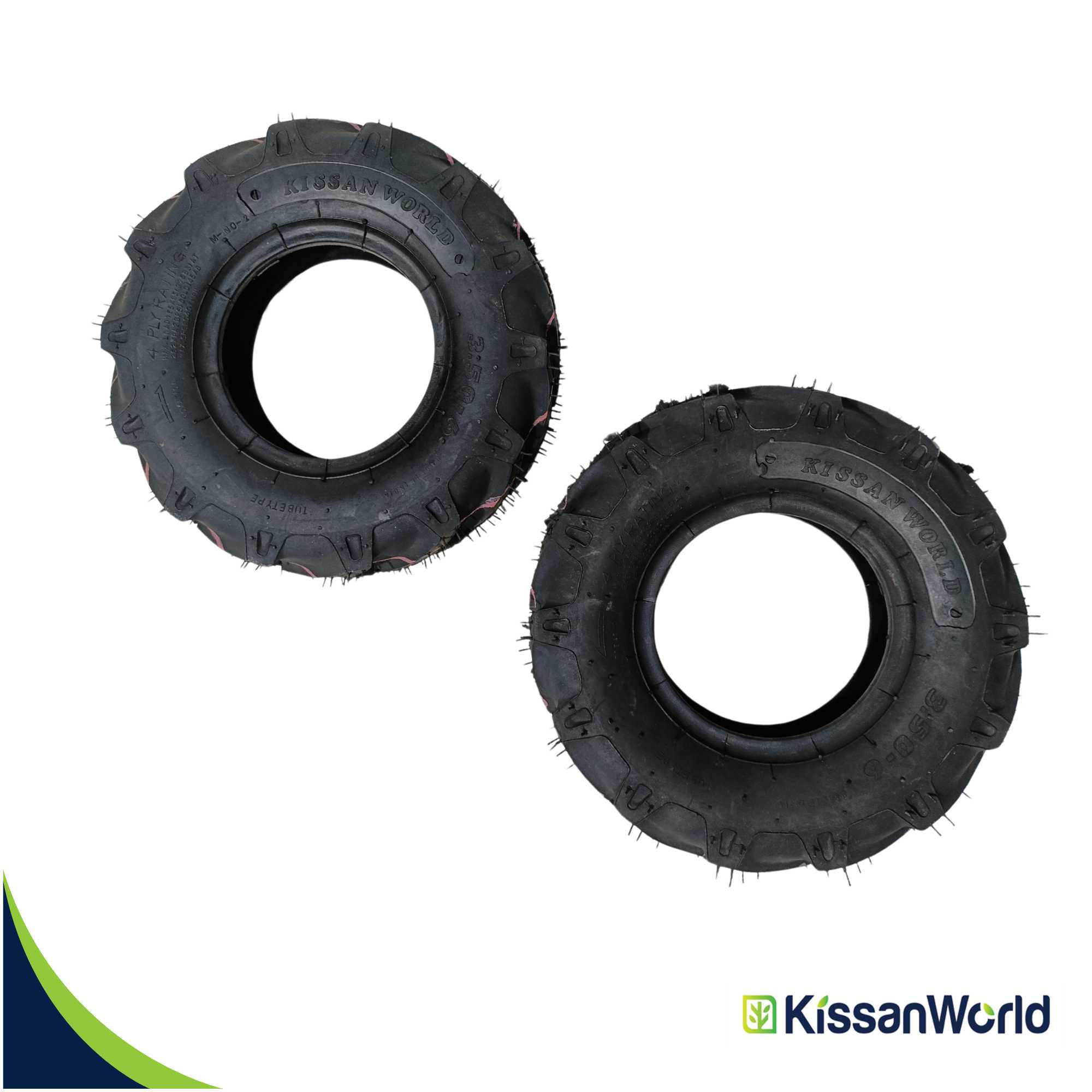 3.50x6 Tyres for Power tillers front view