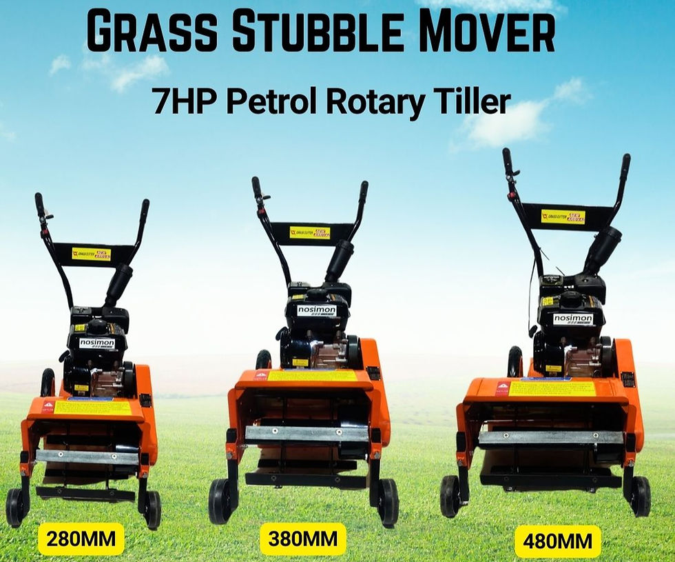 Thumbnail: Nosimon Premium Rotary Tiller 7HP 4-Stroke Petrol Engine 212CC Options