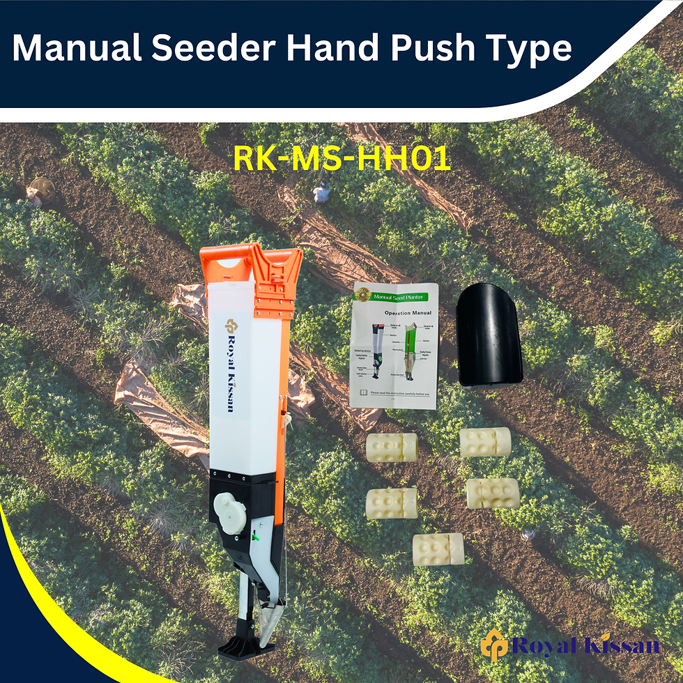 Hand push type Seeding machine with accessories