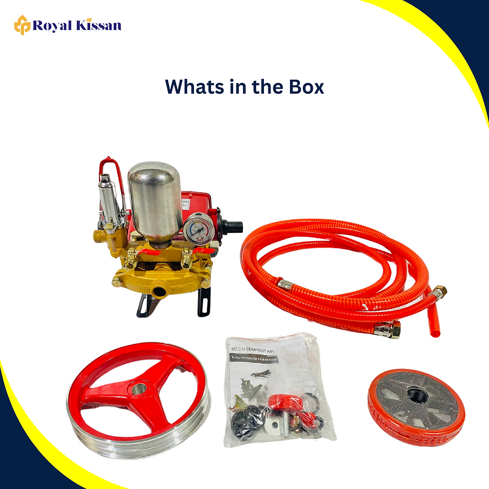 Thumbnail: Inside Box of Royal Kissan HTP 22A Sprayer Pump