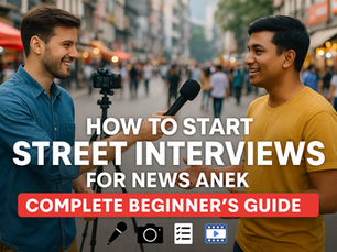 Street Interview Video Recording Checklist (Beginner Friendly + Pro Look)