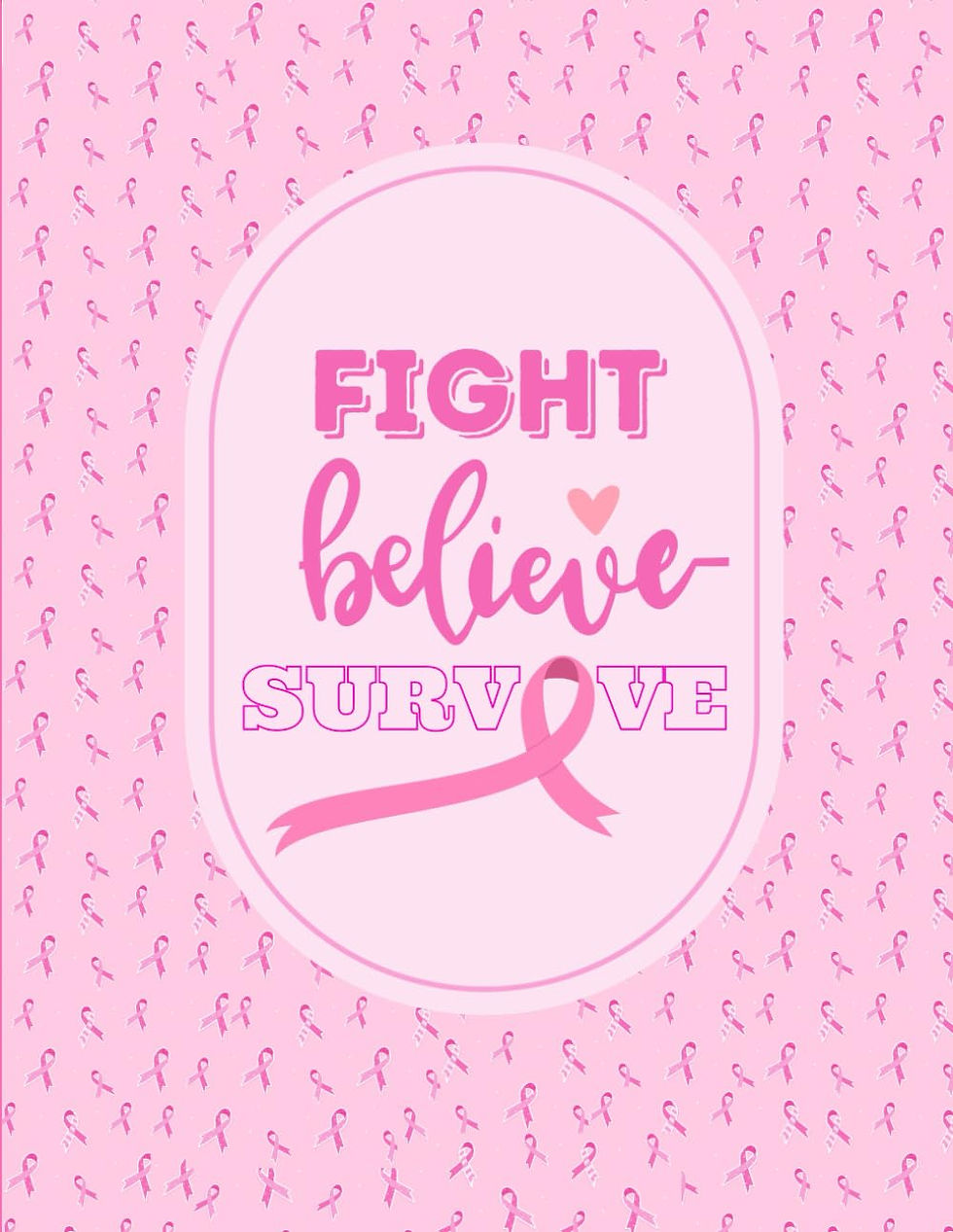 Breast Cancer Hope Ribbon Planner 24-25 Paperback – Notebook, October 19, 2023