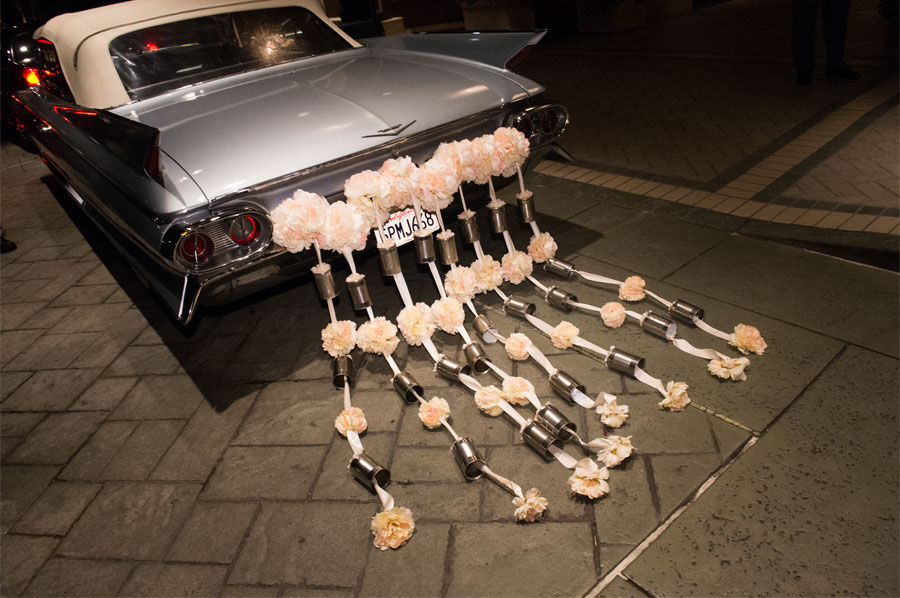 wedding car decoration