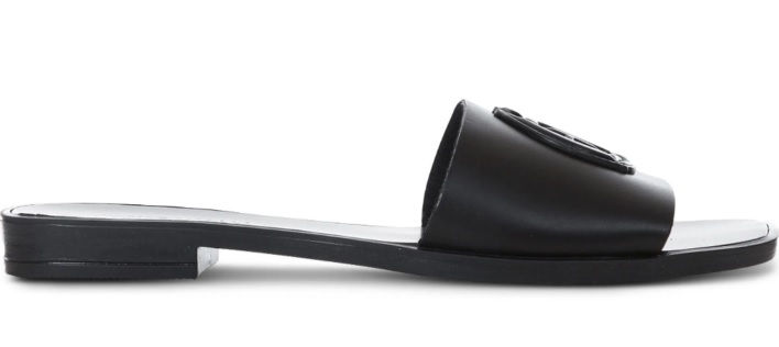 Just Cavalli leather slippers