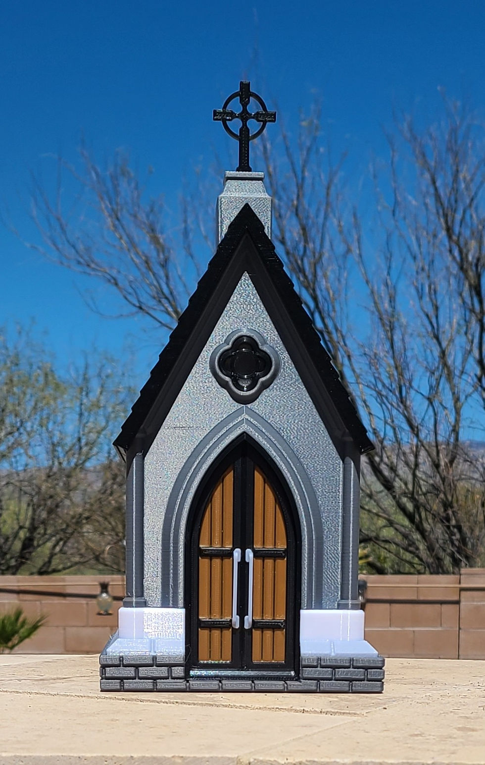 Thumbnail: Gothic Chapel Lighted Home Decor - Candy Dish w/ Removable Roof