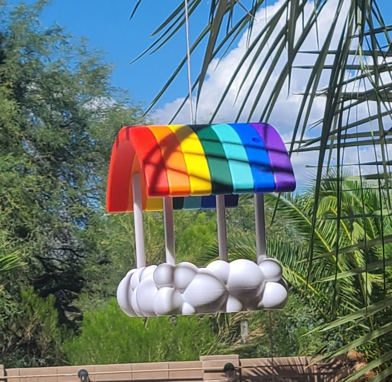 Thumbnail: Under the Rainbow - Bird Feeder