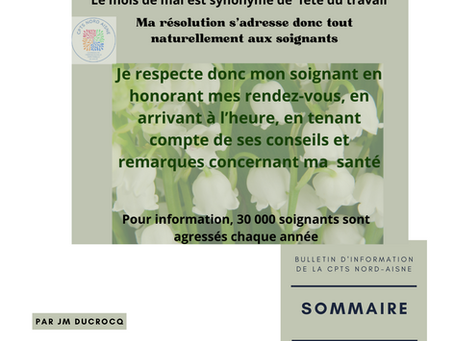 Newsletter N° 14 mai 2024