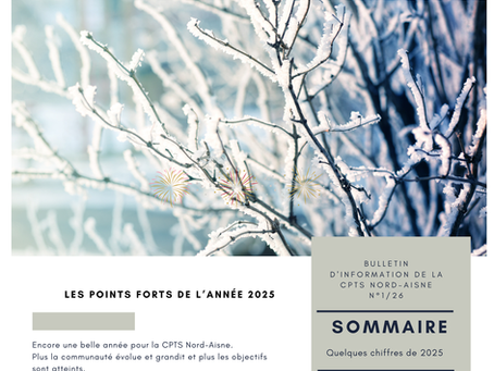 Newsletter Janvier 2026