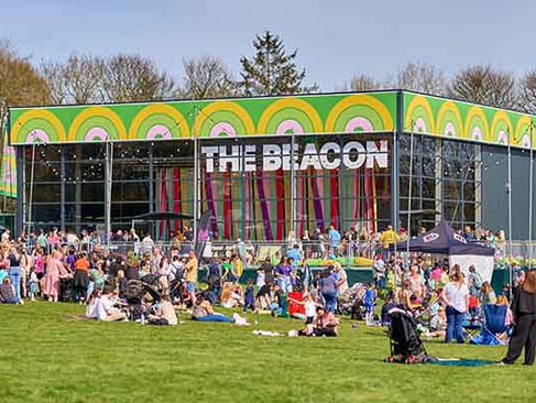 The Beacon was a touring performance space that travelled to four local parks. Pic: Patrycja Maziarz