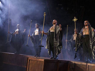 A scene from the touring production of Jesus Christ Superstar