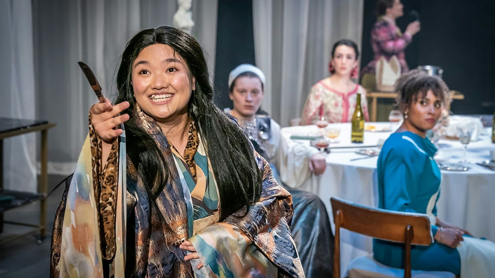 Nadia Anim as Lady Nijo in Top Girls at the Liverpool Everyman. All pics: Marc Brenner