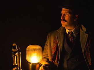 A scene from Rope at Theatr Clwyd