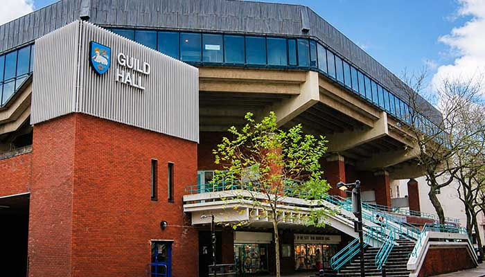 Preston Guild Hall - another 1970s building added to the list of theatres at risk