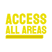 Logo of Access All Areas theatre company