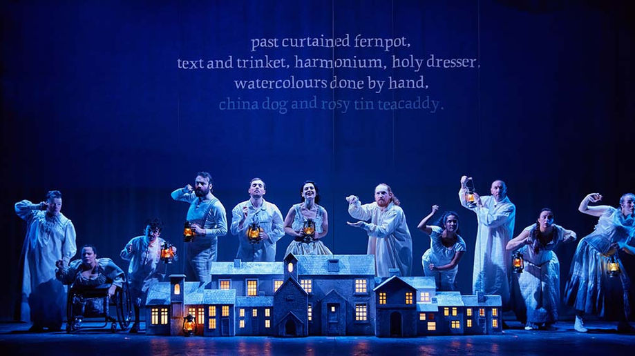 Llareggub by moonlight - the cast of Under Milk Wood. All pics: Richard Lakos