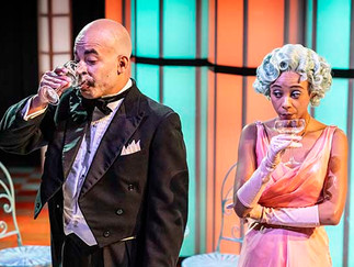 Ashley Gerlach and Sade Malone as Victor and Sybil in Private Lives