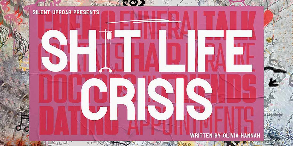 Poster for karaoke play Shit Life Crisis