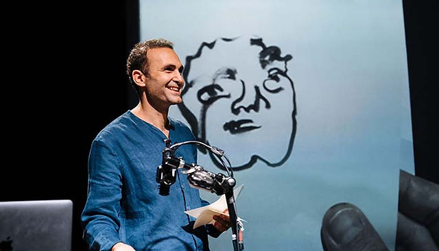 Khalid Abdalla in his play Nowhere