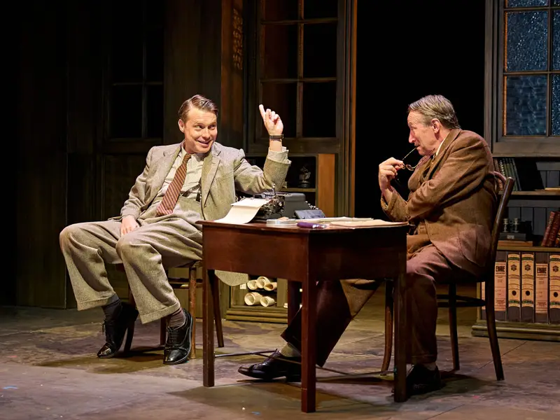 Mark Edel-Hunt and Peter Hamilton Dyer in Breaking the Code