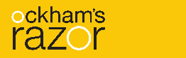 Logo of Ockham's Razor theatre company