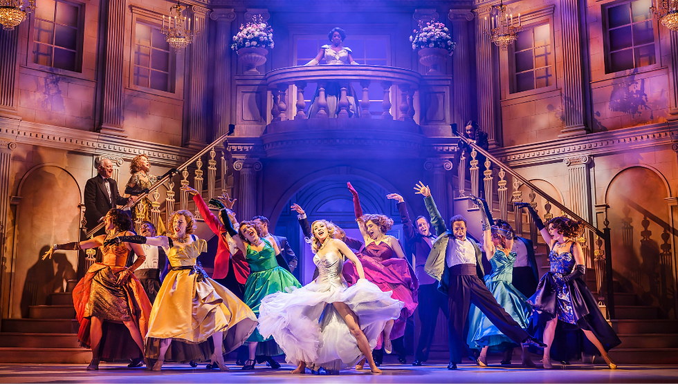 Helen George and cast in High Society cr Pamela Raith Photography