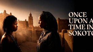 Poster for new Inua Ellams play at Leeds playhouse, 'Once Upon a Time in Sokoto'