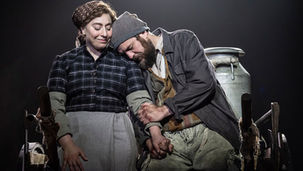 Matthew Woodyatt and Jodie Jacobs as Tevye and Golde in Fiddler on the Roof. All pics: Marc Brenner