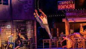 Harrison Dowzell as Luca with the Company of The Car Man. Photo by Johan Persson