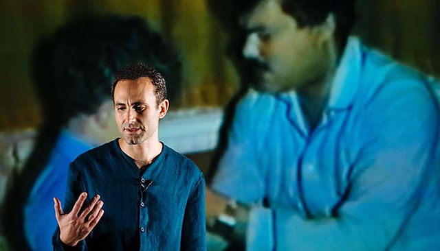 Khalid Abdalla in his play Nowhere