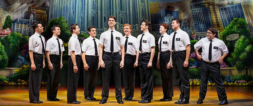 A fine body of men - the cast of The Book of Mormon at Liverpool Empire