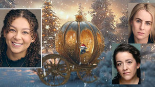 The understudy goes to the ball in Cinderella