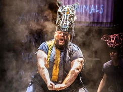 Sam Black in Animal Farm at the Octagon, Bolton